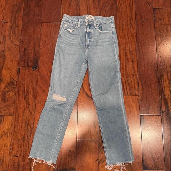 PAIGE Denim - Paige distressed light washed skinny